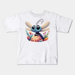 Cute Dragonfly Kids T-Shirt